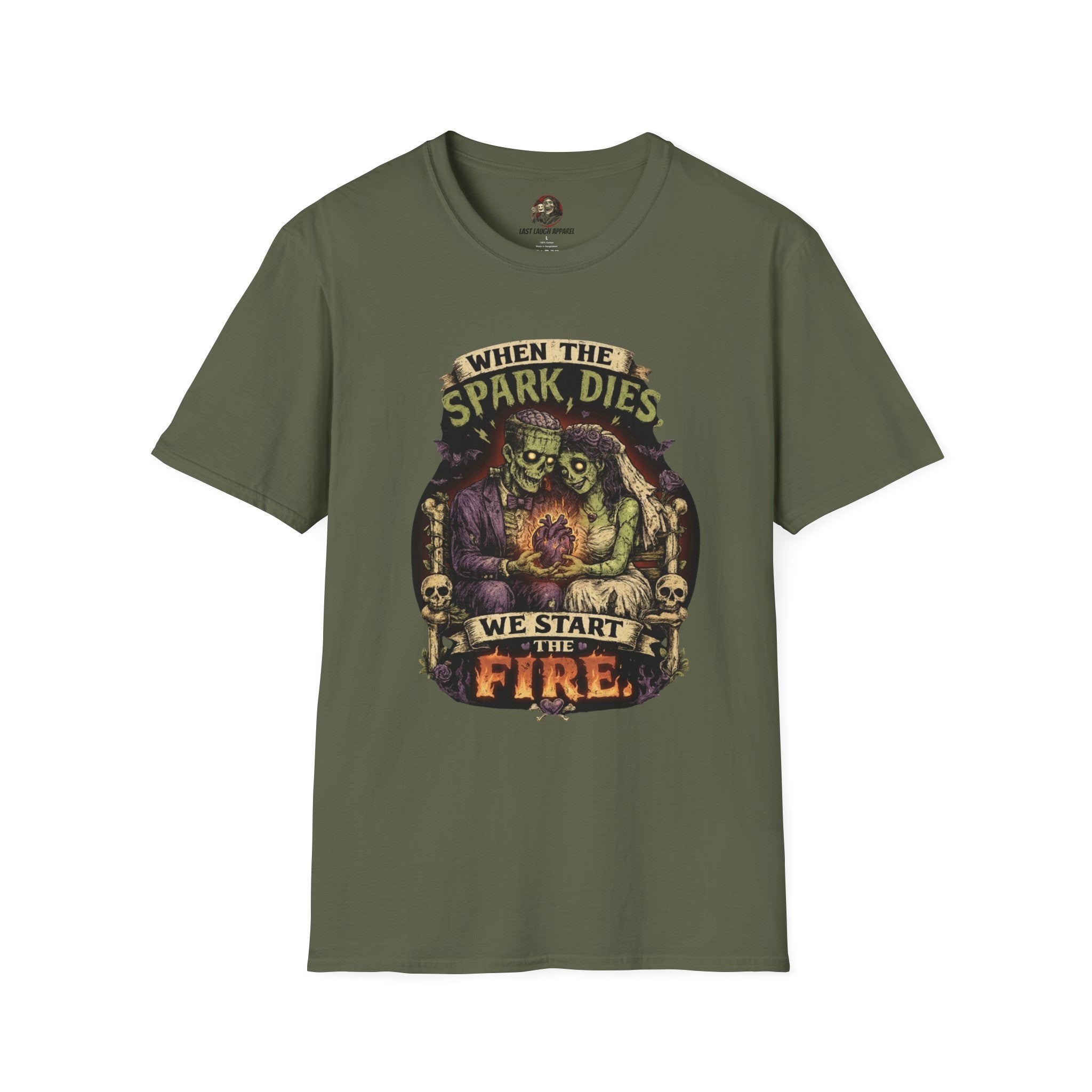 💀 When the Spark Dies, We Start the Fire™ T-Shirt