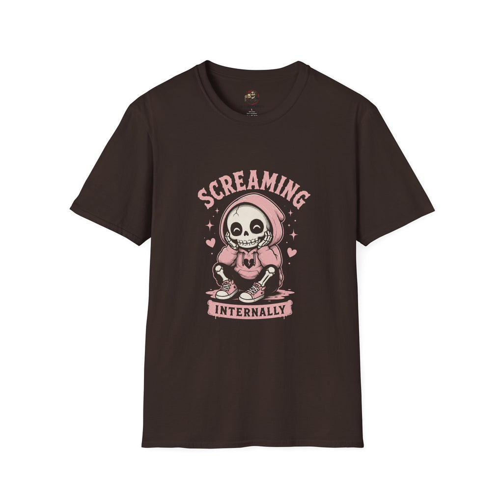 💀 Screaming Internally™ T-Shirt