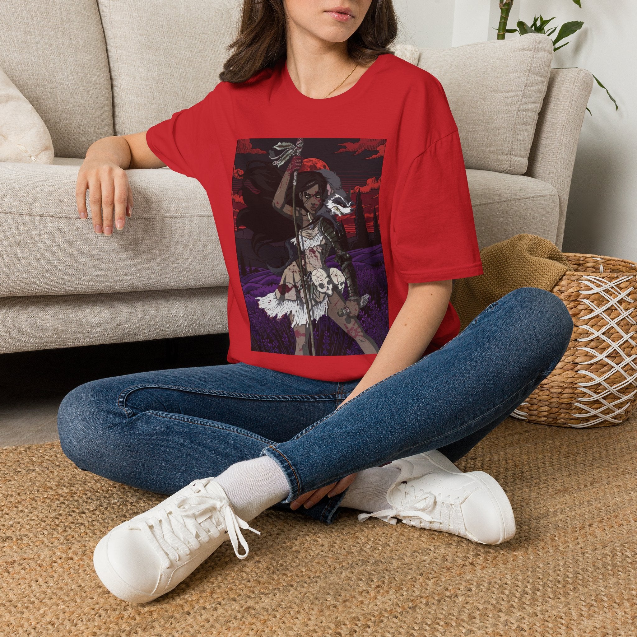 🐺 Blood Moon Huntress™ Icon T-Shirt