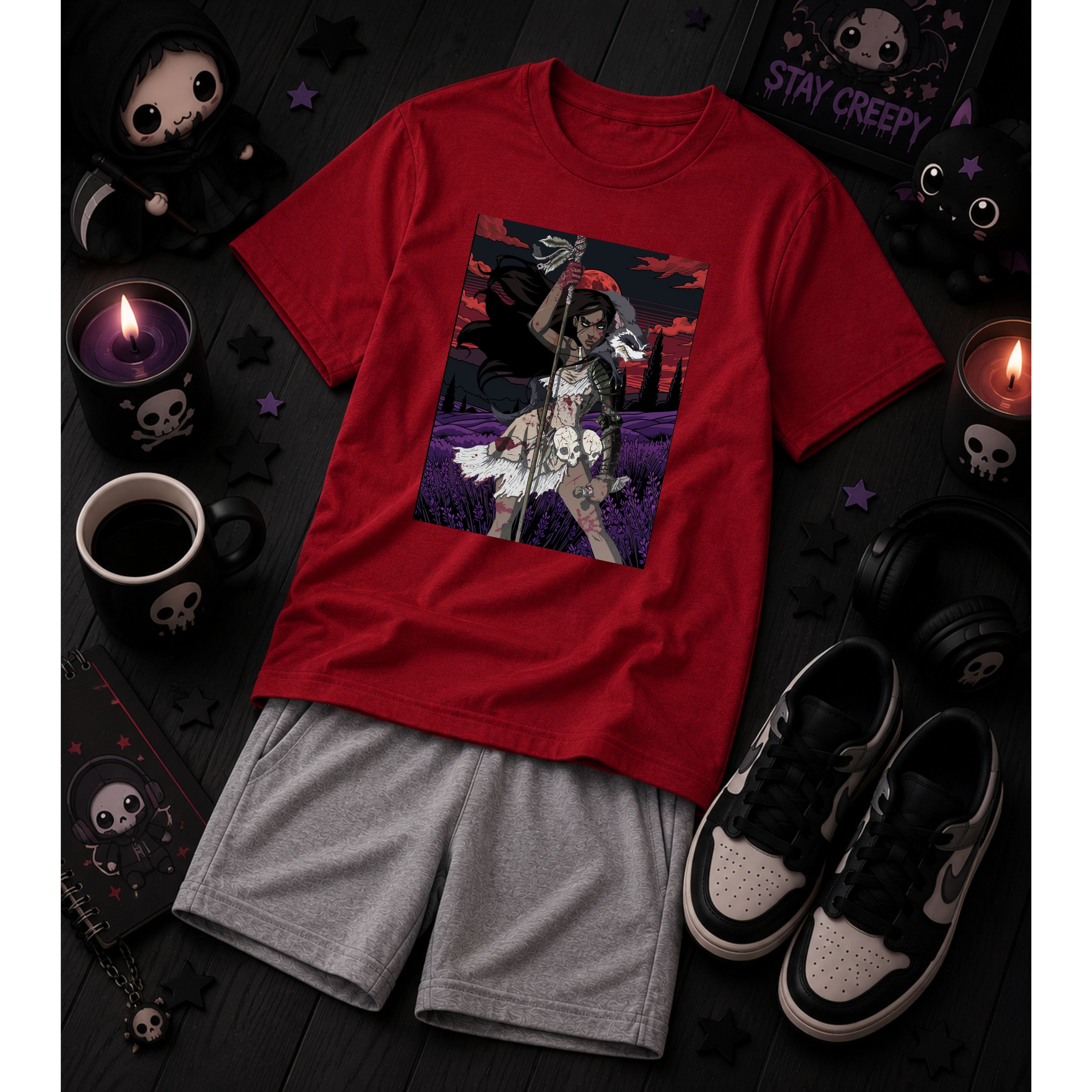 🐺 Blood Moon Huntress™ Icon T-Shirt