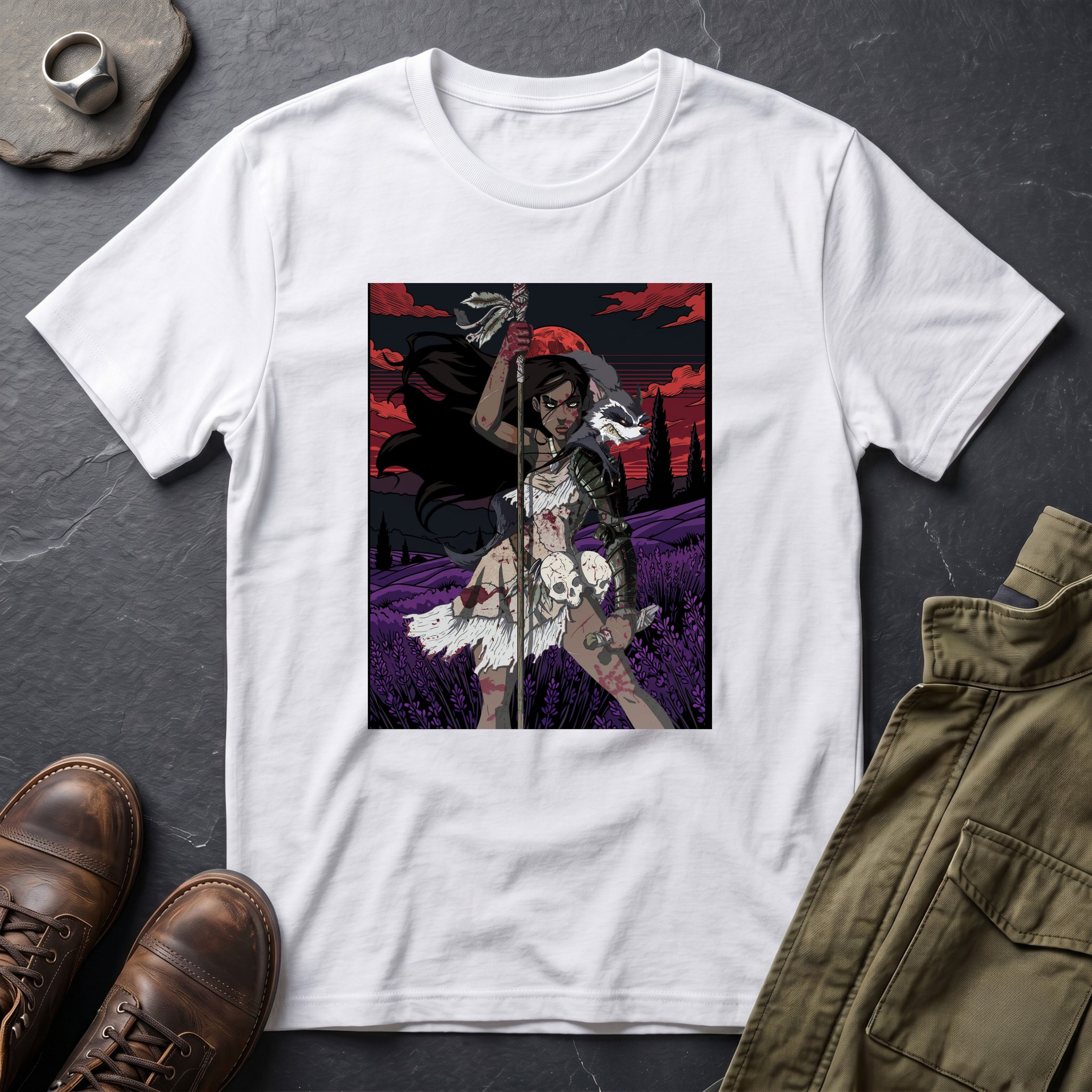 🐺 Blood Moon Huntress™ Icon T-Shirt