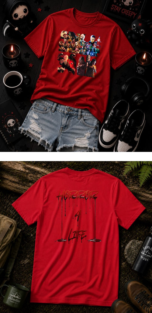 Horror 4 Life™ | Front & Back Graphic T-Shirt