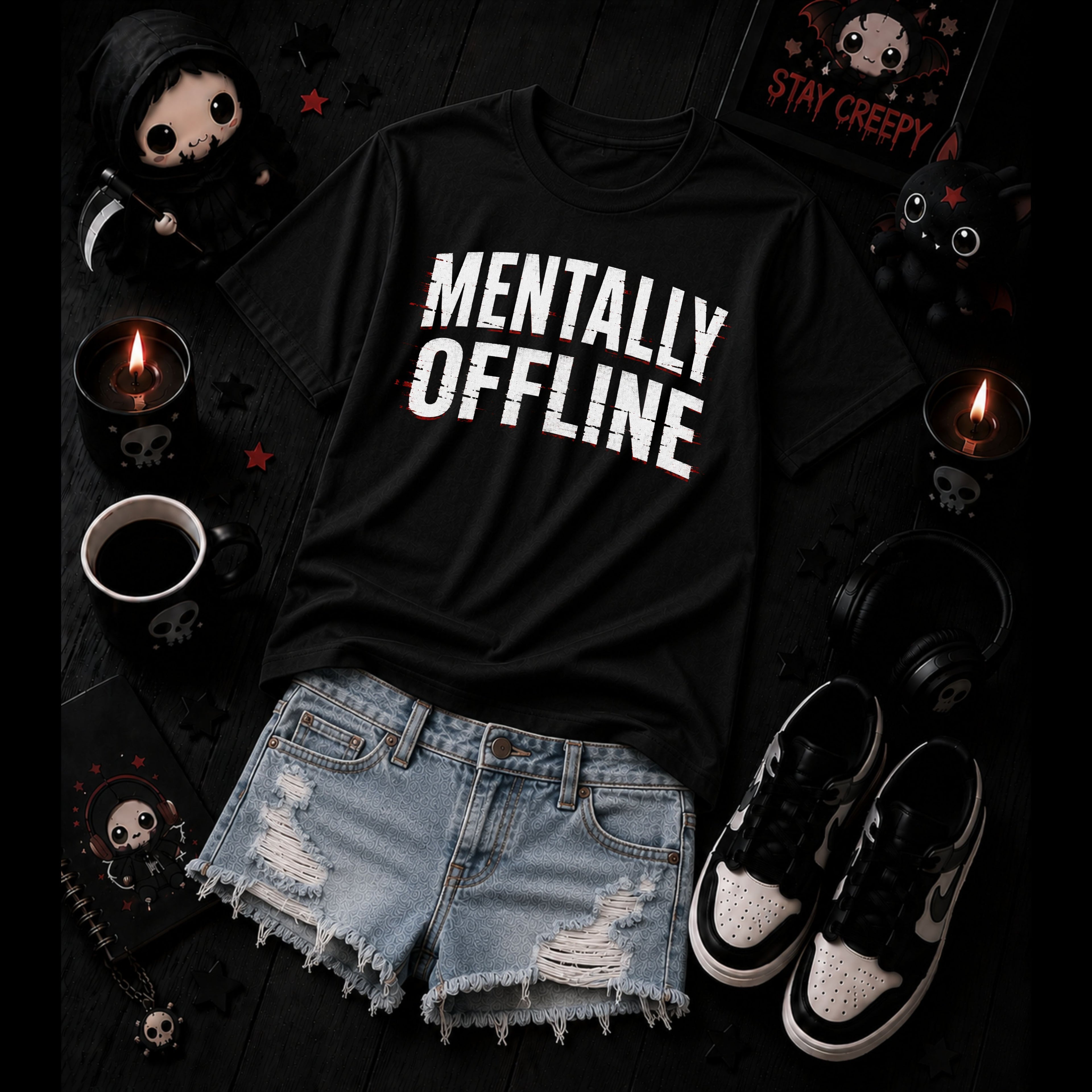 📴 Mentally Offline™ T-Shirt