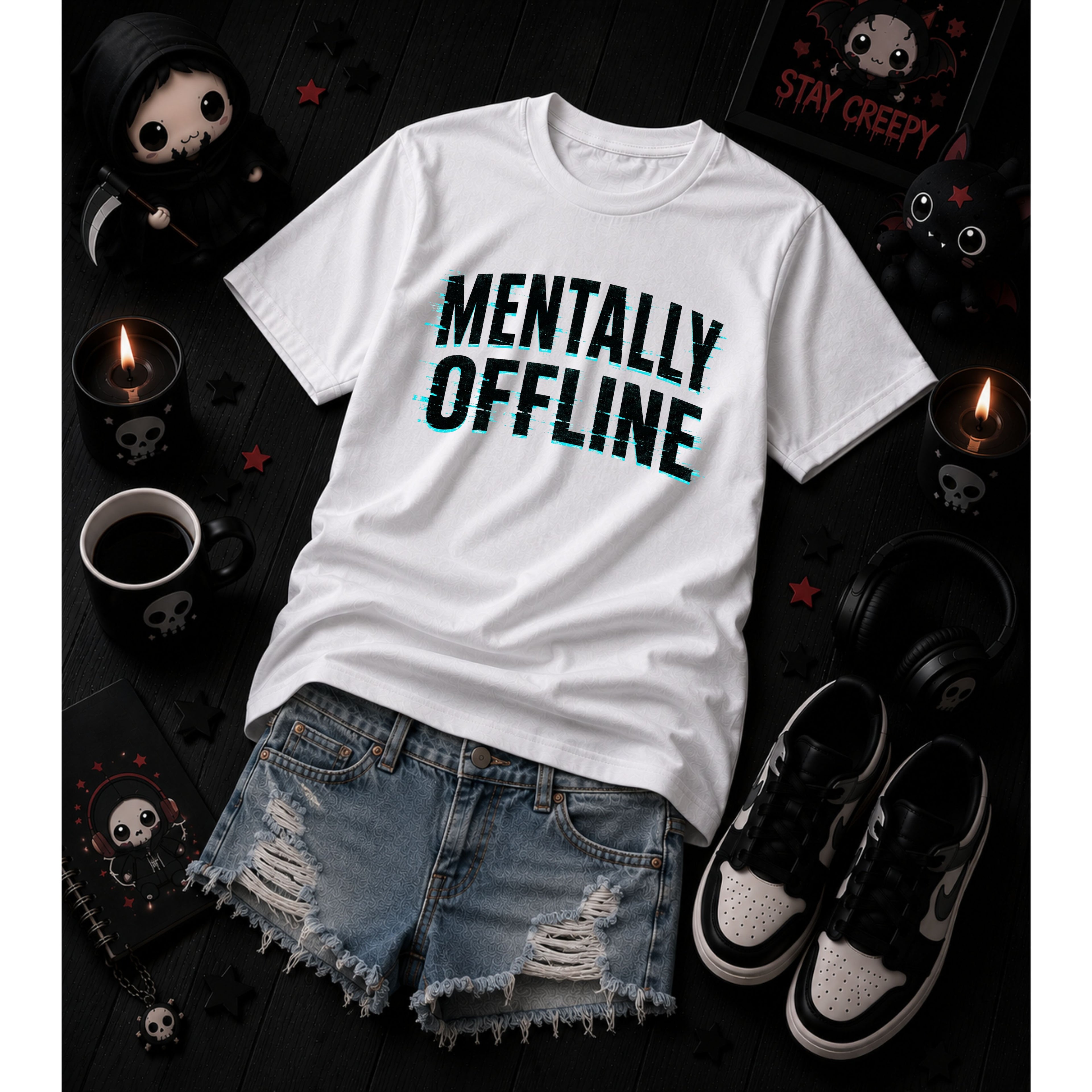 📴 Mentally Offline™ T-Shirt