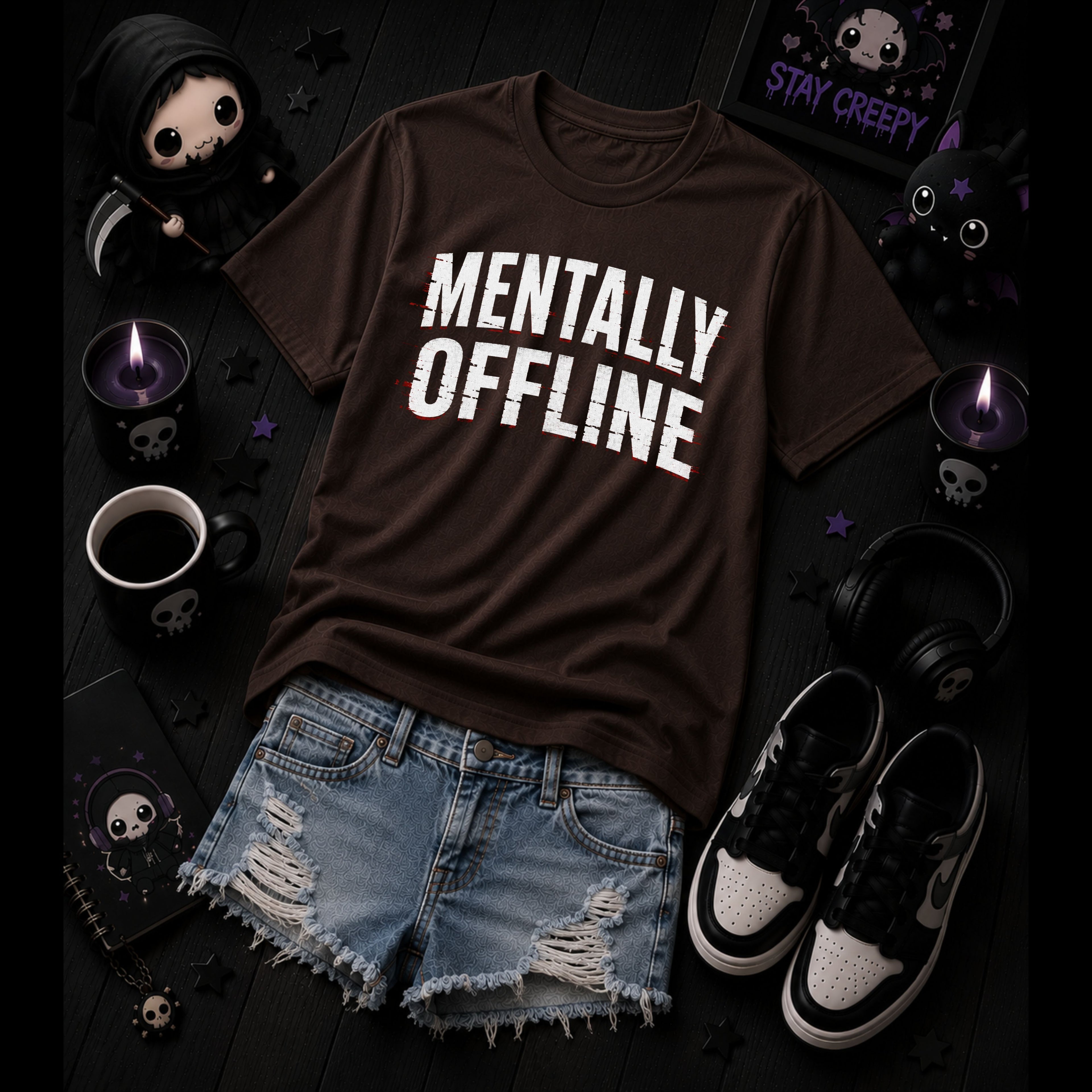 📴 Mentally Offline™ T-Shirt