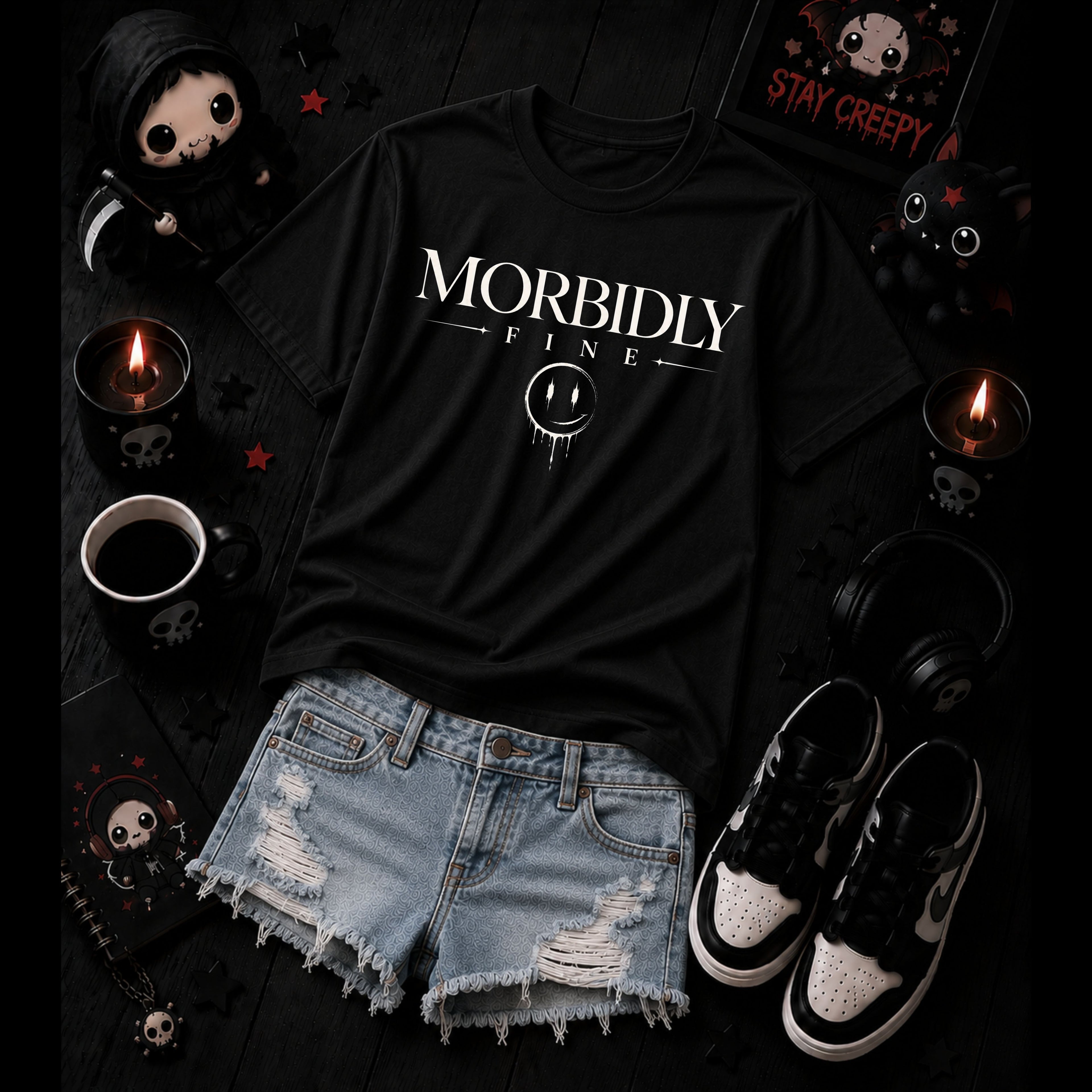 ☠️ Morbidly Fine™ T-Shirt