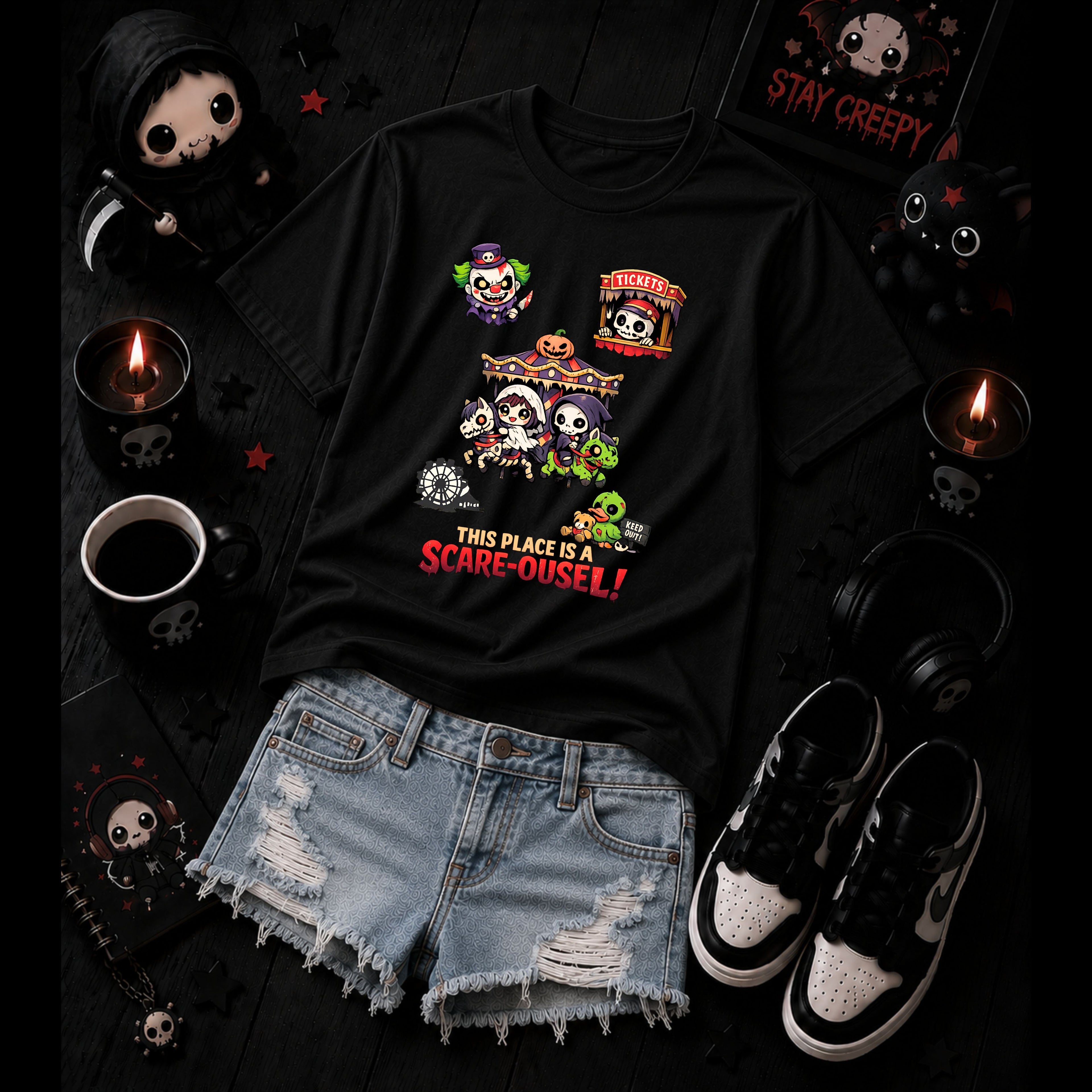 This Place Is a Scare-ousel!™ T-Shirt