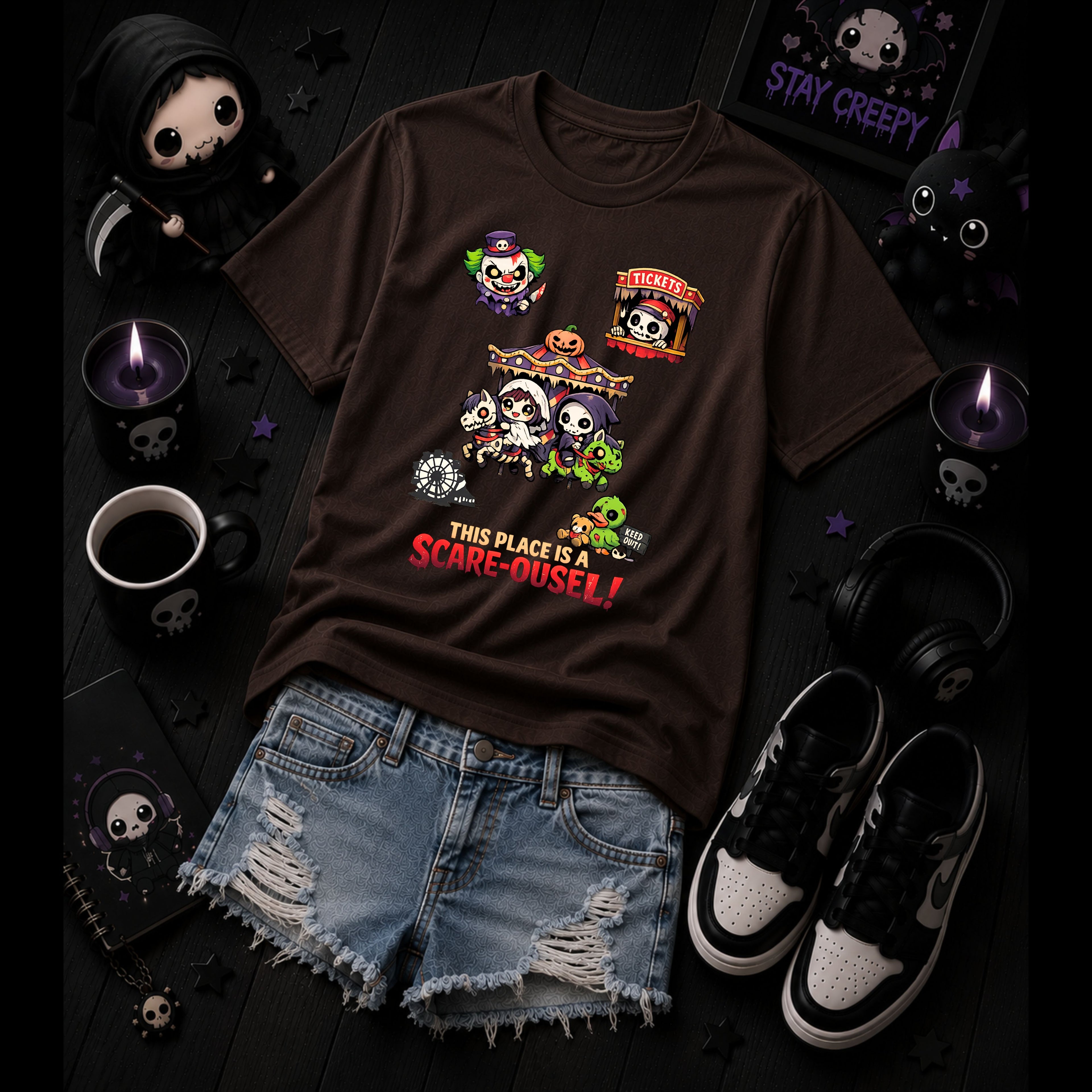 This Place Is a Scare-ousel!™ T-Shirt