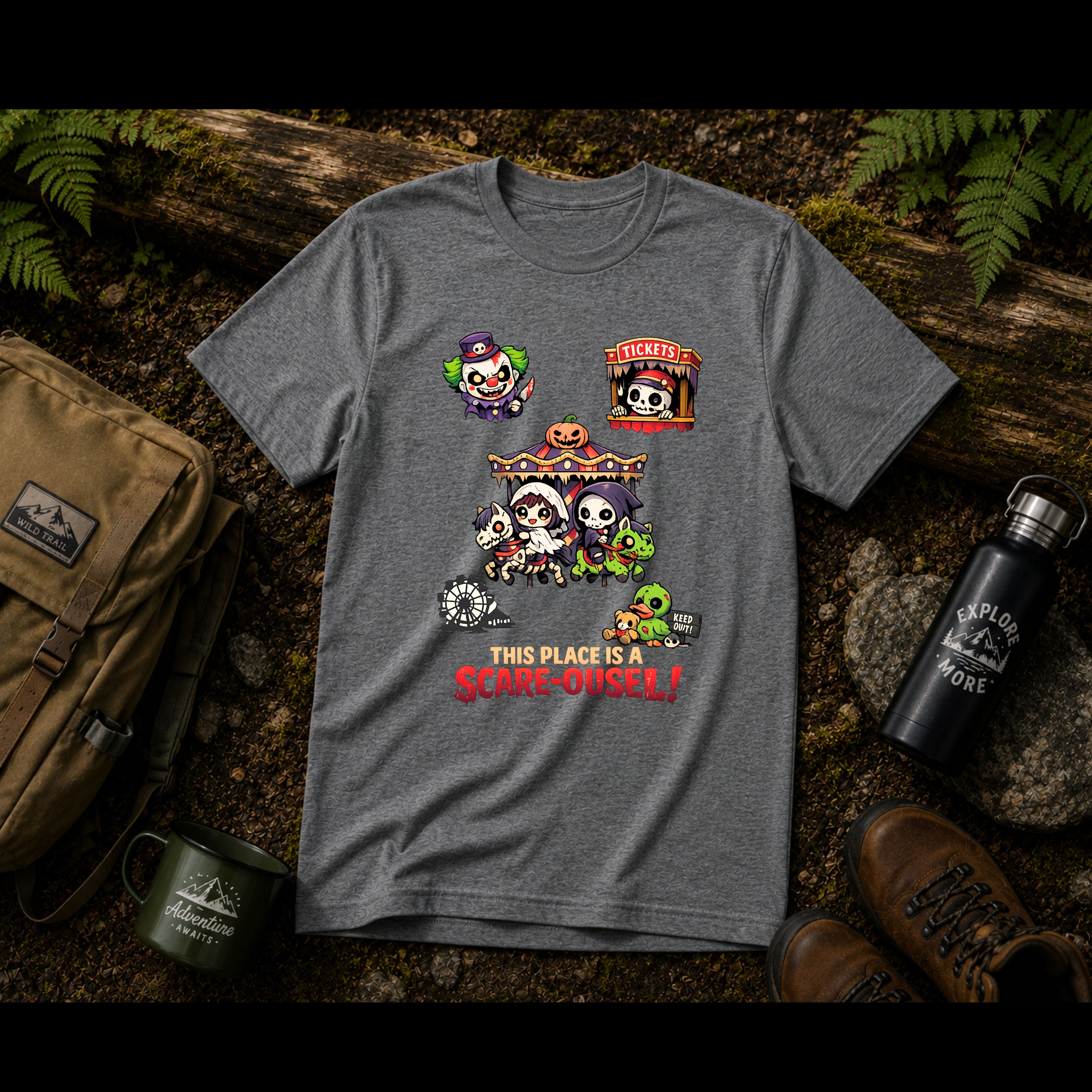 This Place Is a Scare-ousel!™ T-Shirt
