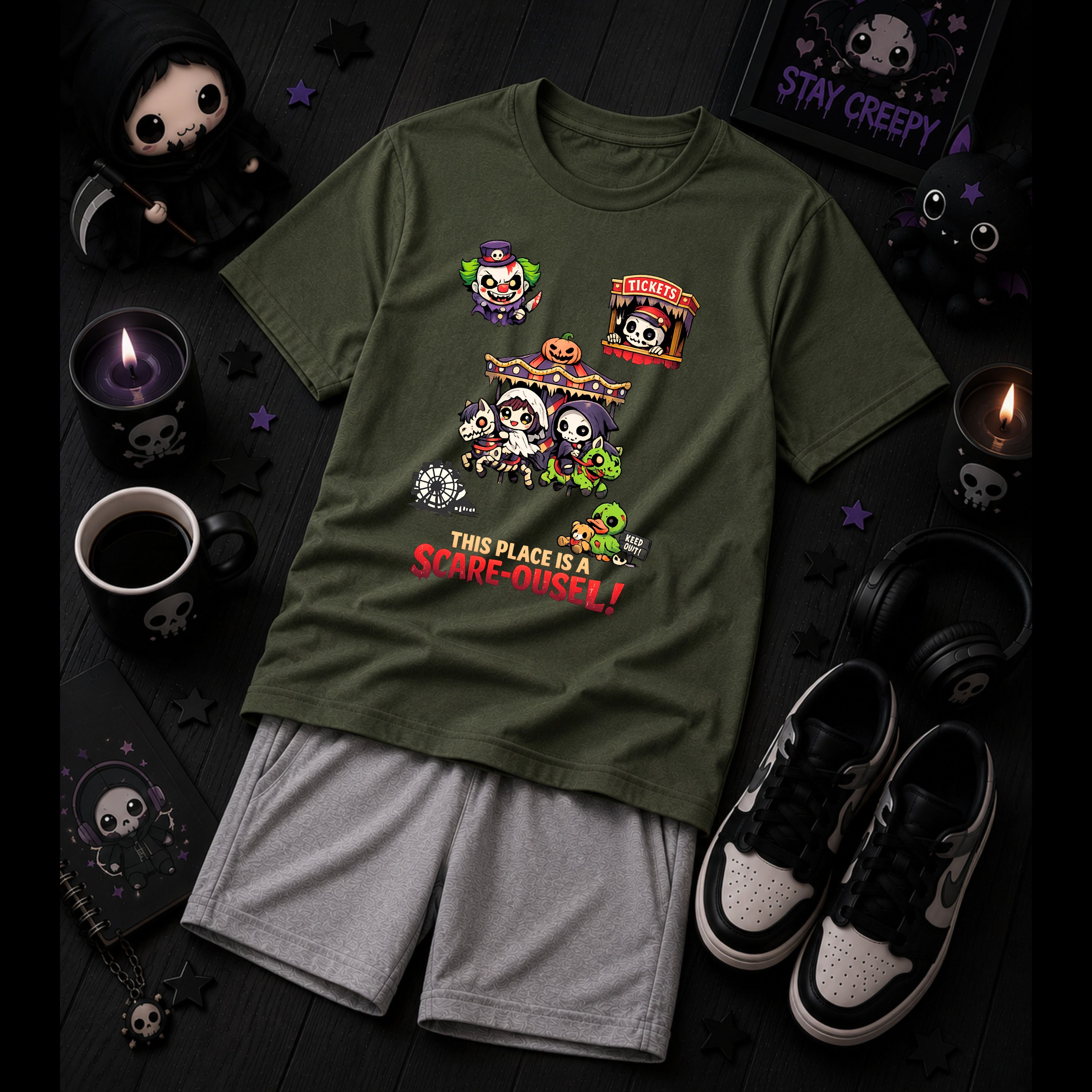 This Place Is a Scare-ousel!™ T-Shirt