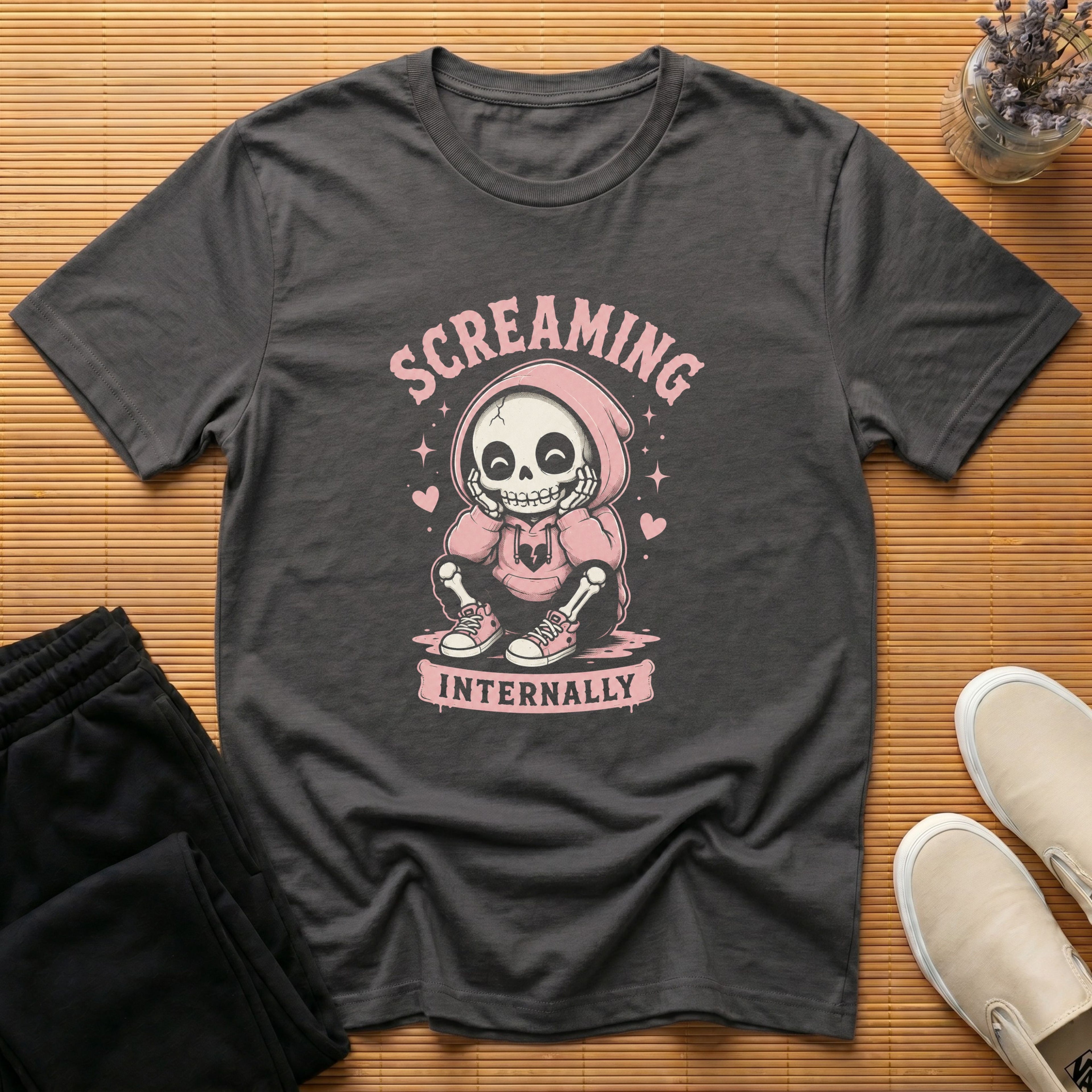 💀 Screaming Internally™ T-Shirt