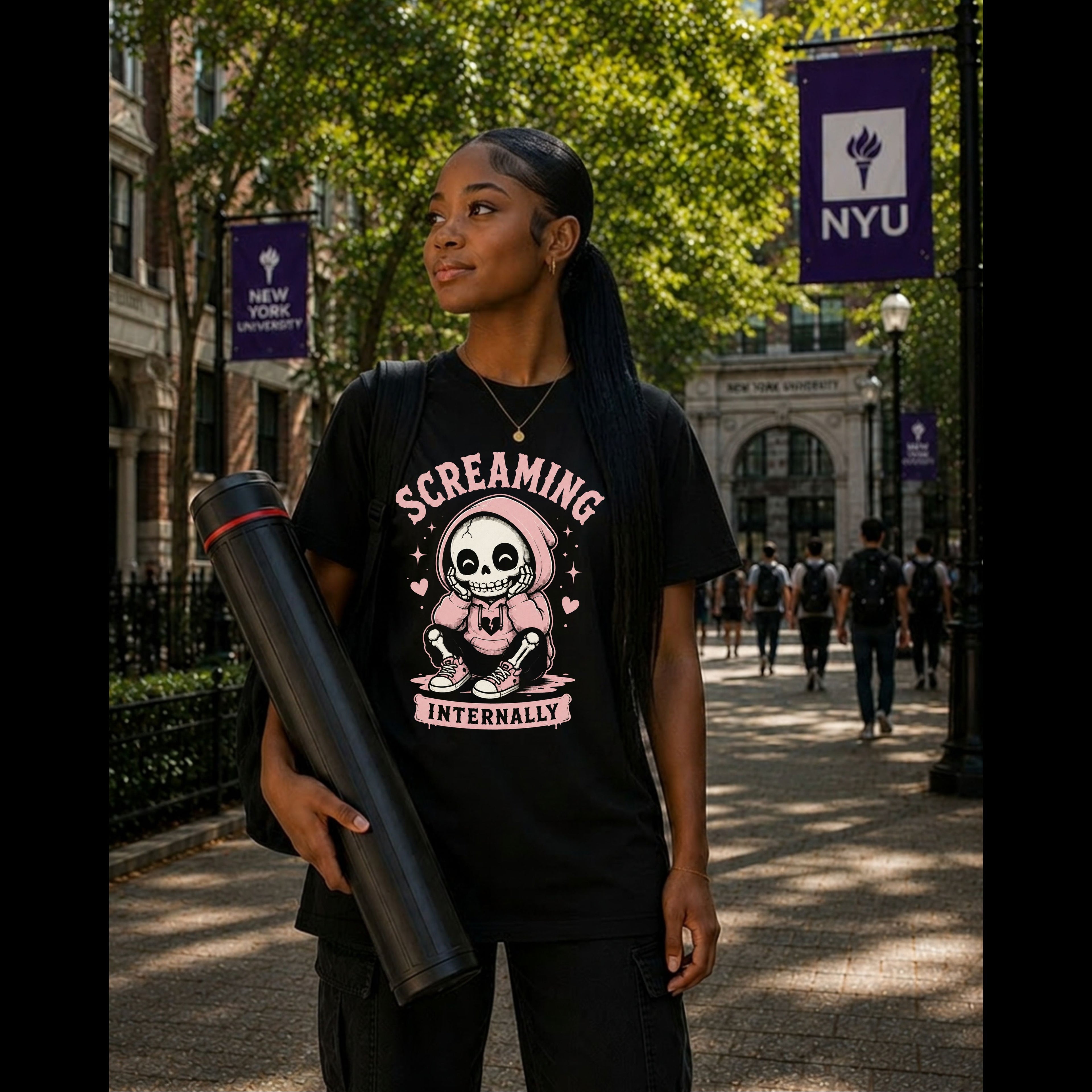 💀 Screaming Internally™ T-Shirt