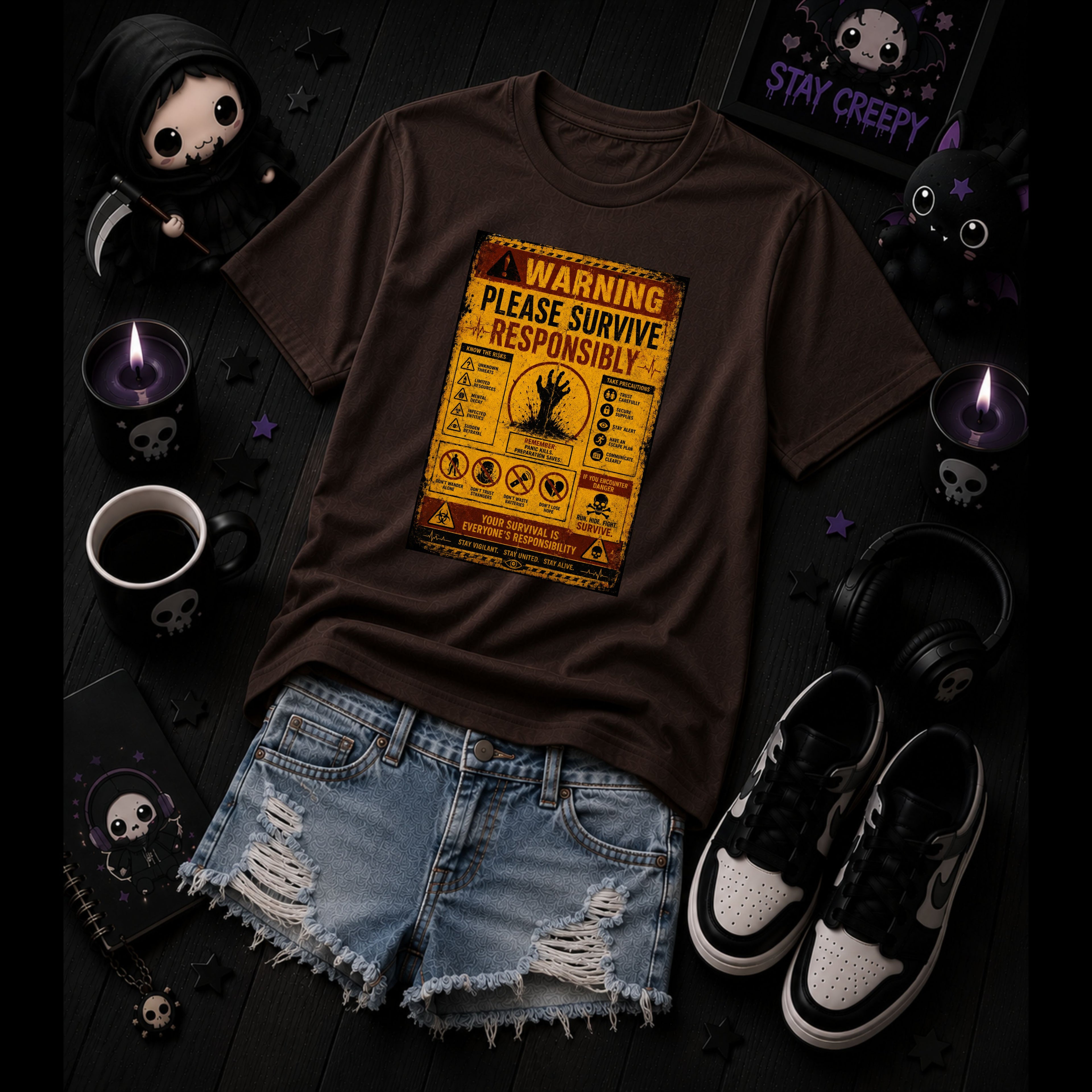 ⚠️ Please Survive Responsibly™ T-Shirt