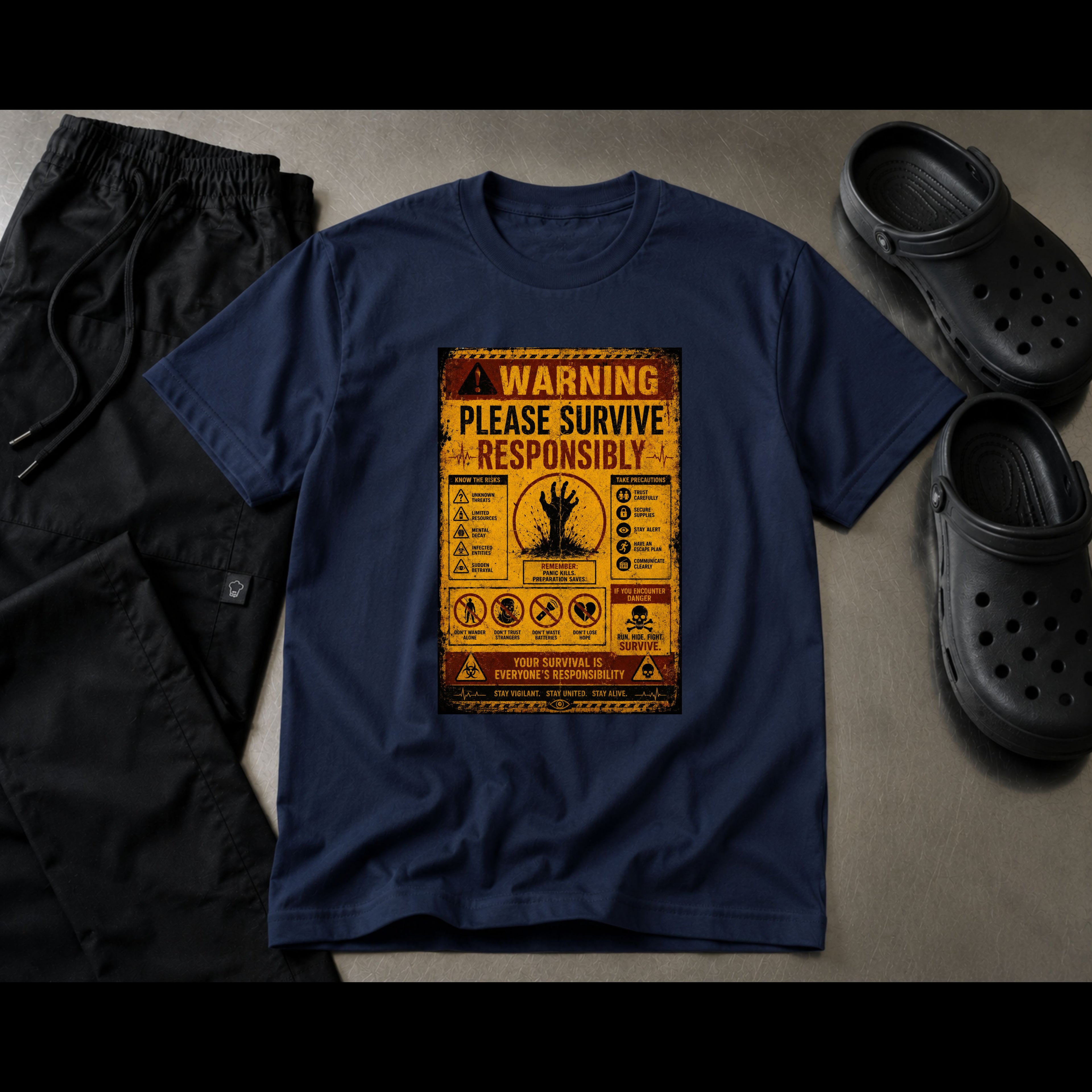 ⚠️ Please Survive Responsibly™ T-Shirt