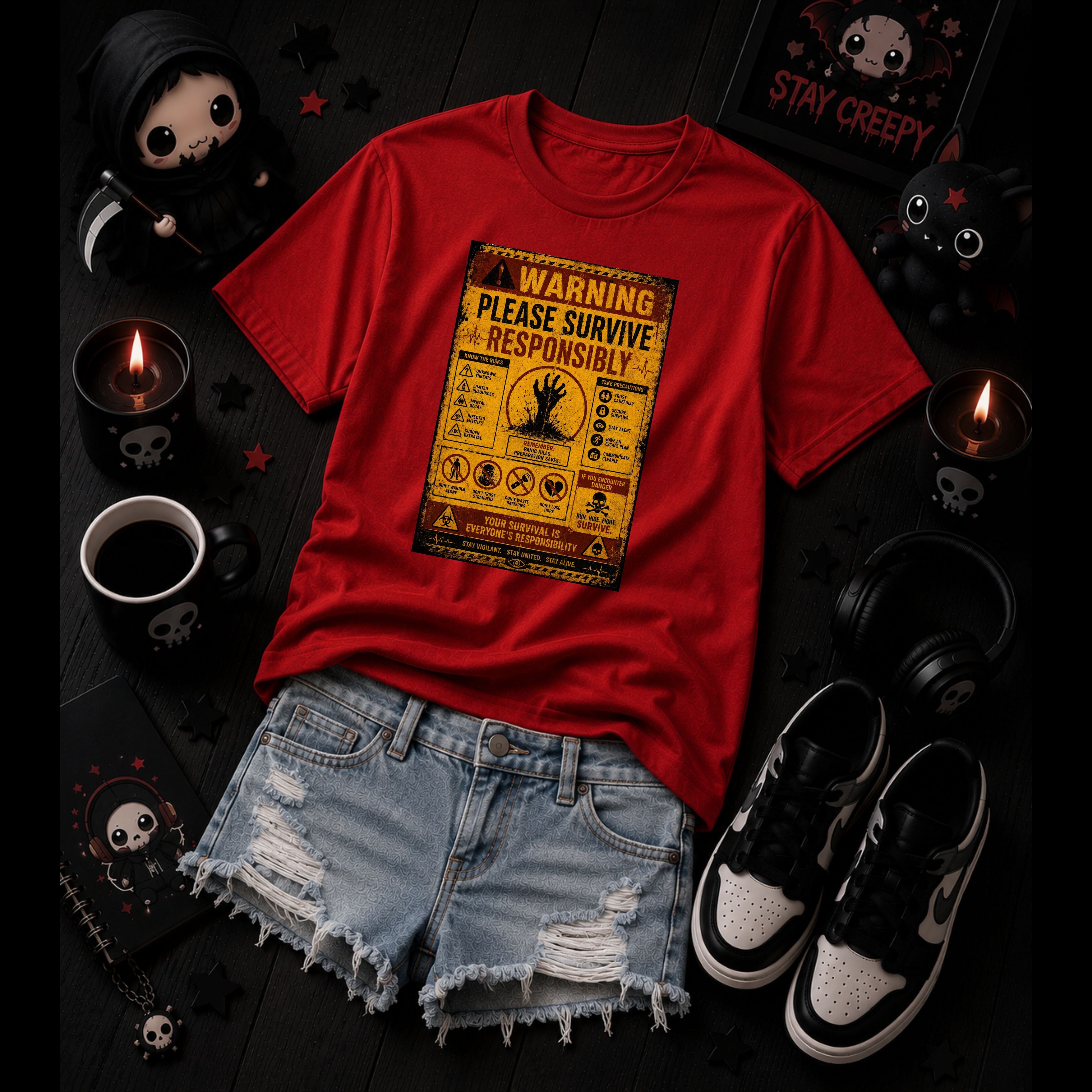 ⚠️ Please Survive Responsibly™ T-Shirt