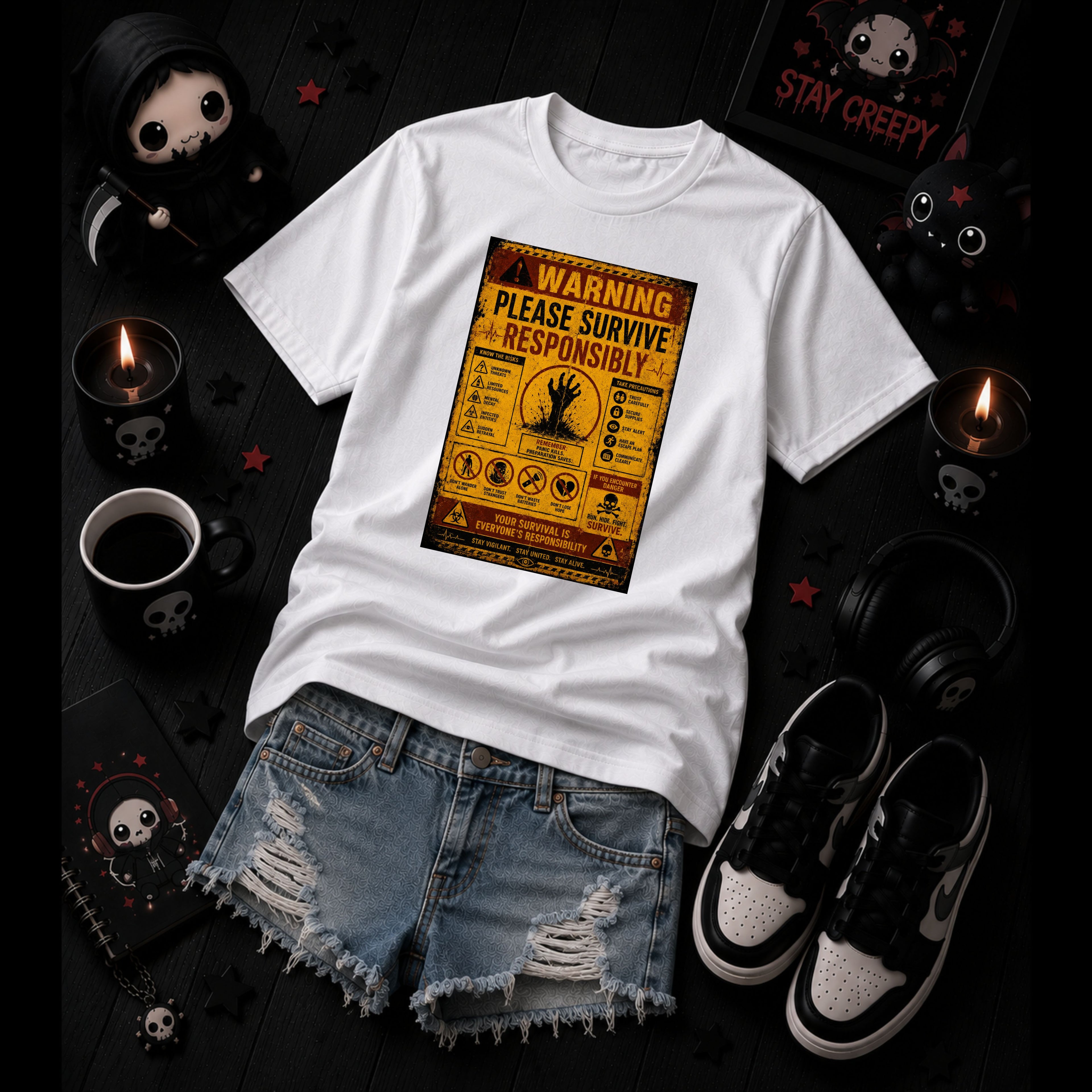 ⚠️ Please Survive Responsibly™ T-Shirt