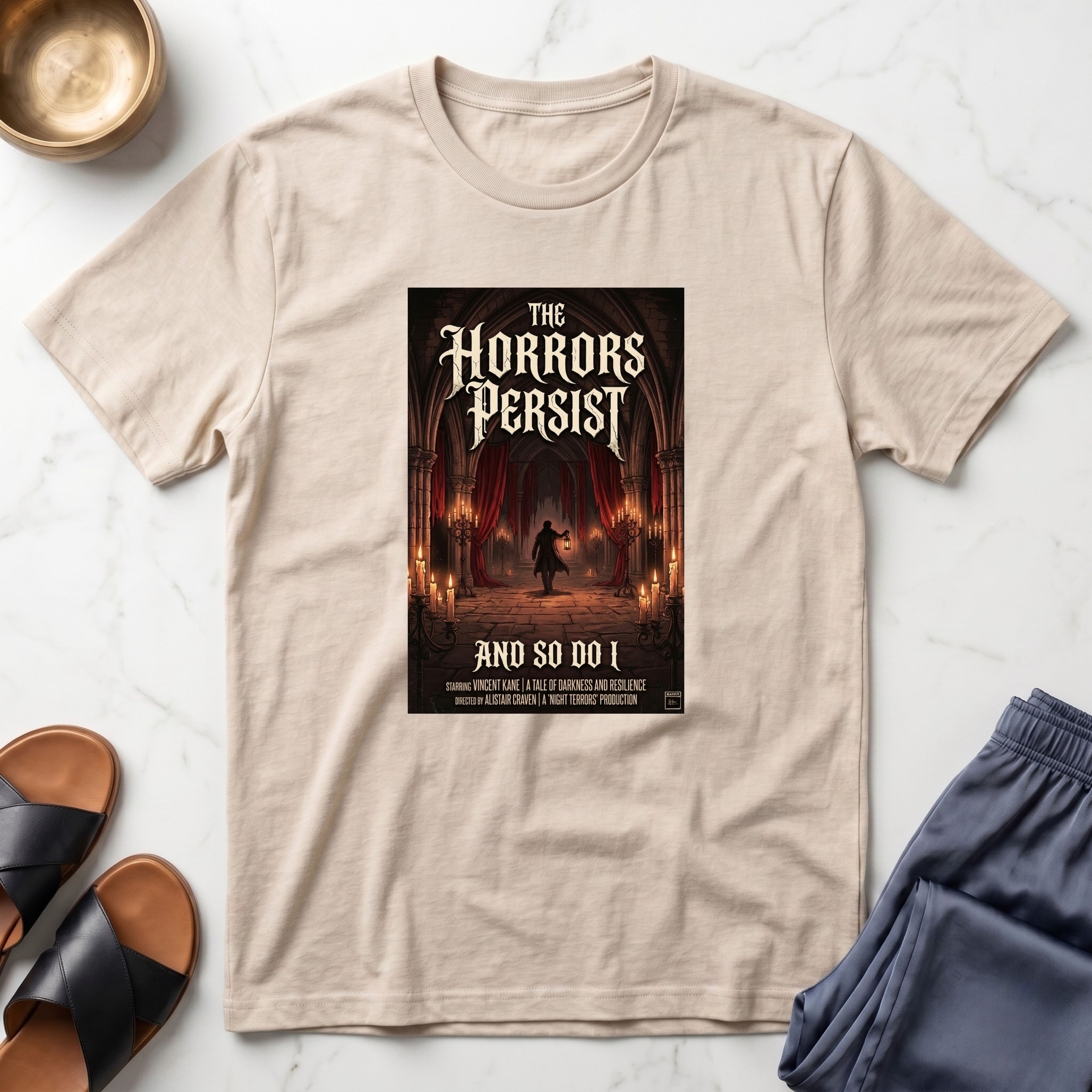 🕯️ The Horrors Persist™ T-Shirt